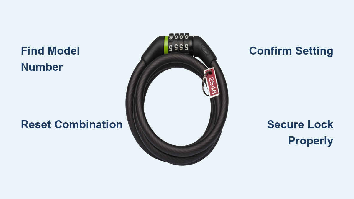 Bell Locks How to Set a Bell Bike Lock in 3 Steps