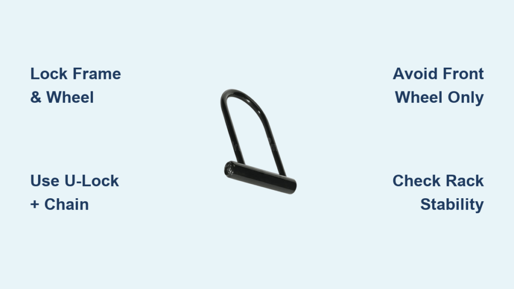 How to Lock a Bike to a Rack: Quick Steps