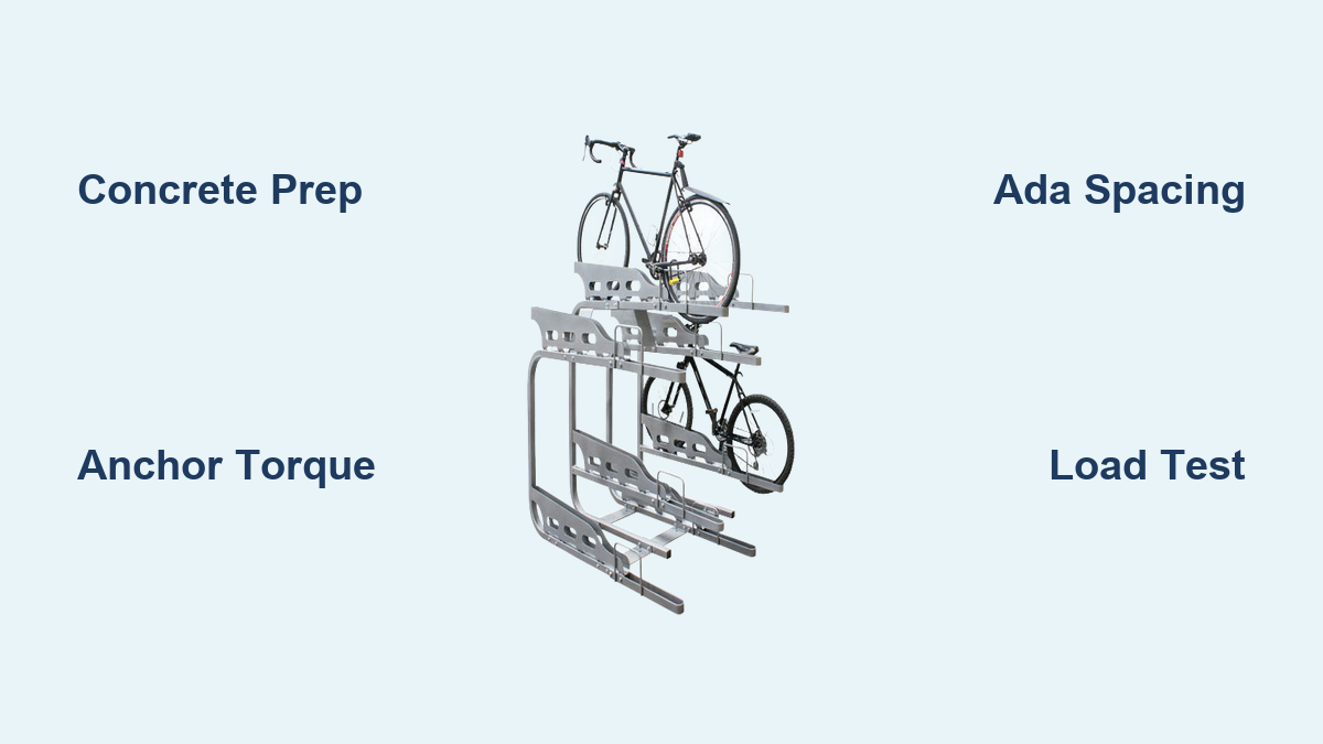 Dero Bike Rack Installation Guide