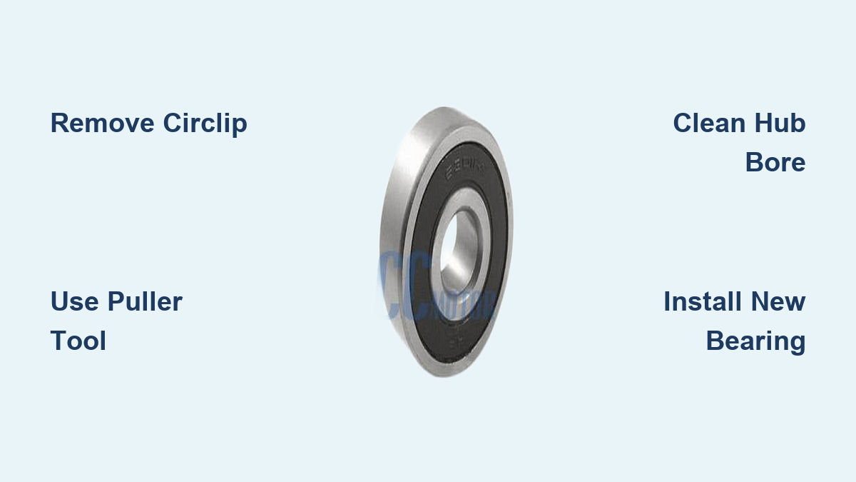 How to Remove Dirt Bike Wheel Bearings