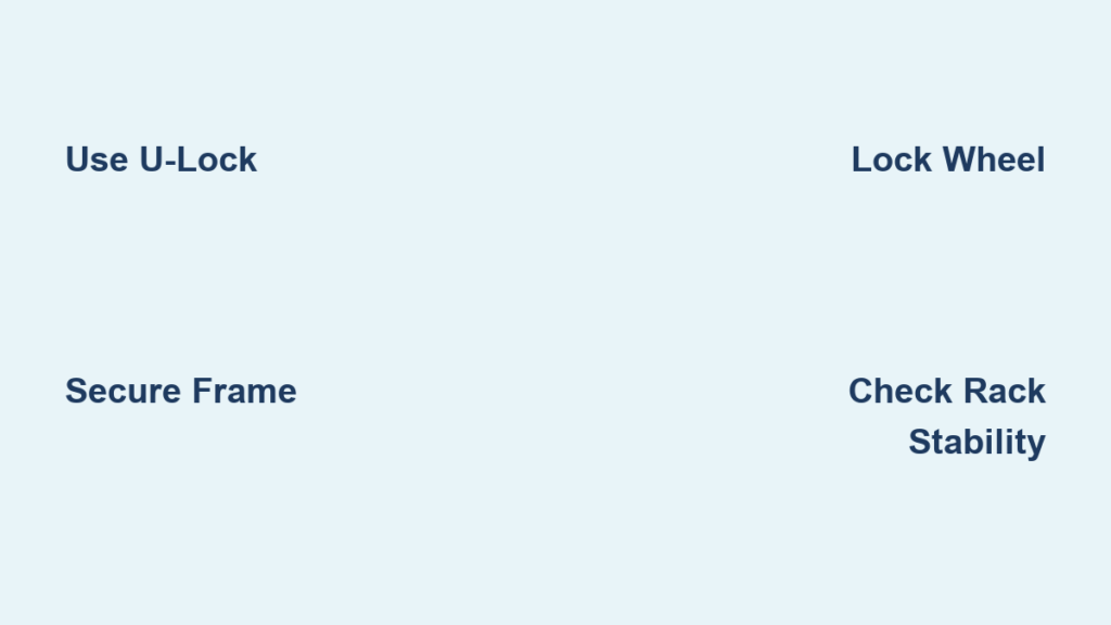 How to Lock a Scooter to a Bike Rack Securely