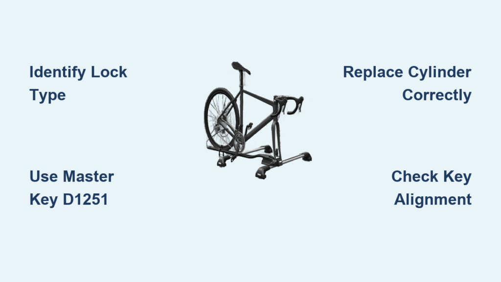 How to Change Lock on Thule Bike Rack